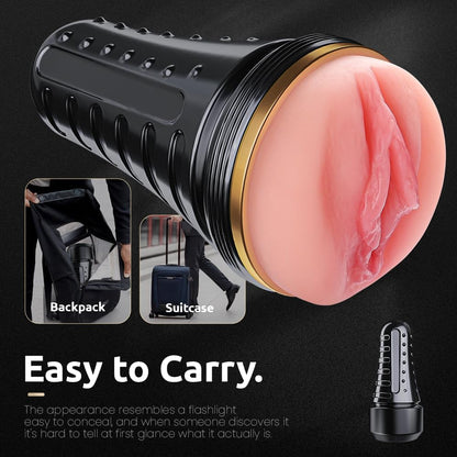 AlphaMen™ Realistic Stroker – Ultra Soft Deep Texture Male Trainer