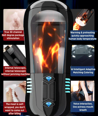 [Discreet Shipping] YUNPSO™ fully automatic collapsible decompression cup, no need to hold it in your hand!